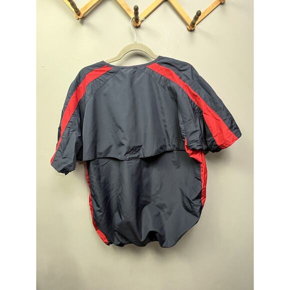 Cooperstown Dreams Park Baseball Windbreaker‎ Mens Medium Warm Up MLB Blue Red - Picture 2 of 7